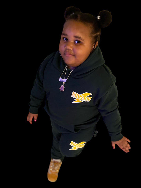 Green Kids Jogger Sweatsuit