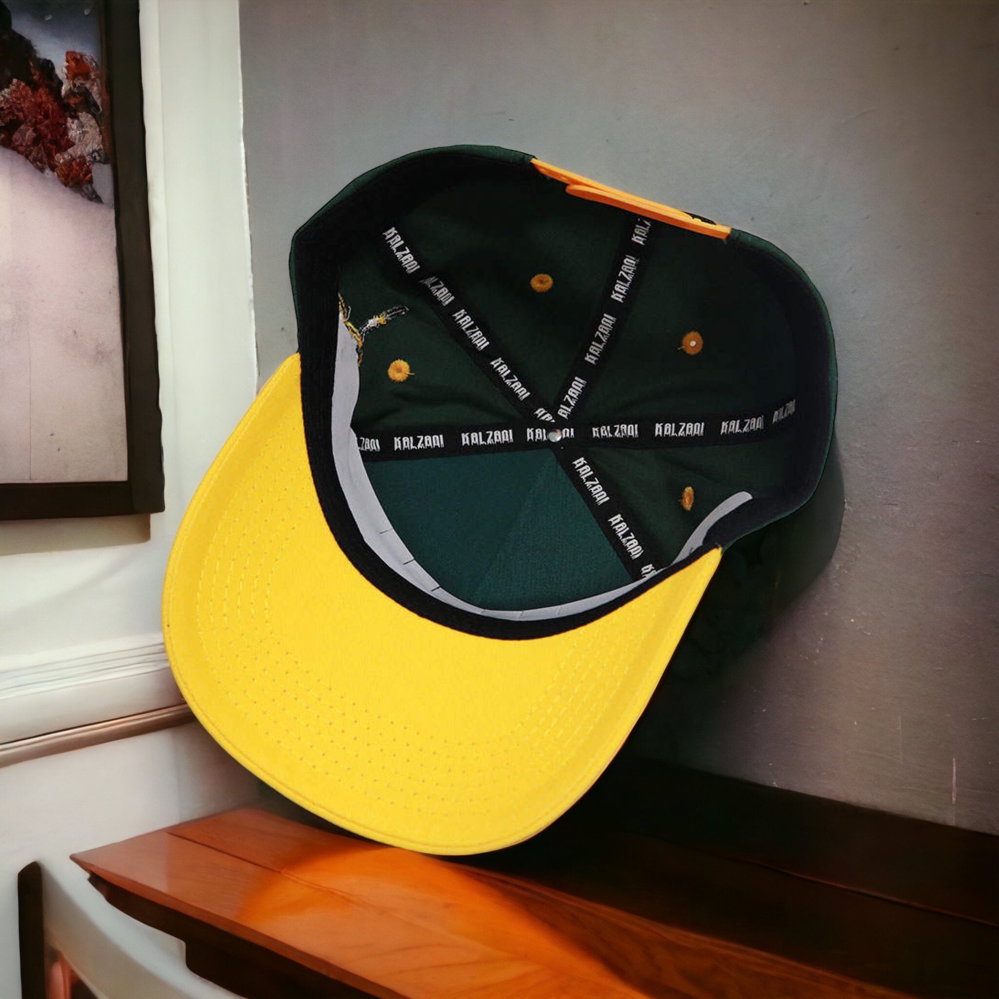 Kalzani Green & Yellow Dad Hats