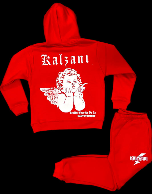 Kids Kalzani Red Sweatsuit