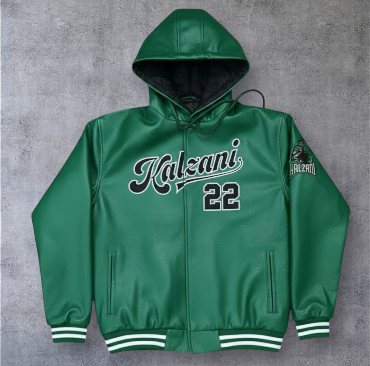 Hustle Green Kalzani Bomber