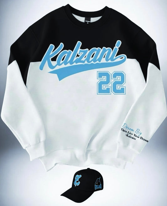Gamma inspired crewneck with matching snapback.