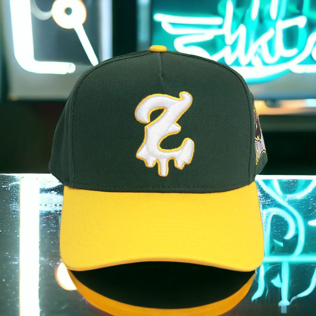 Kalzani Green & Yellow Dad Hats