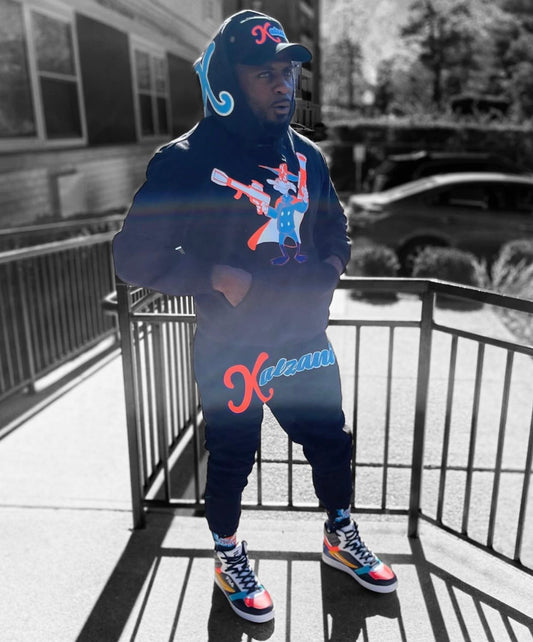 Custom Kalzani cartoon Jogger sweatsuit set