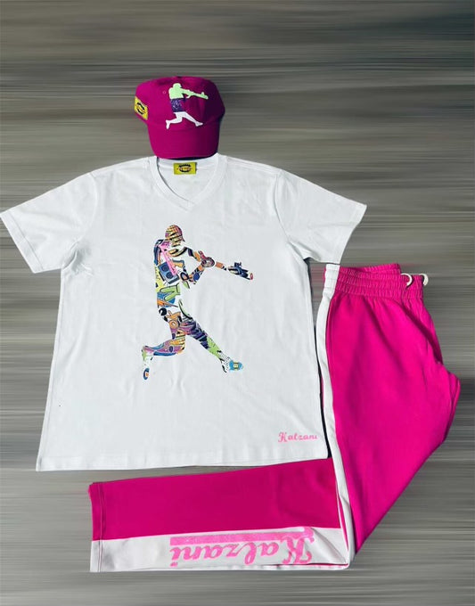 Kalzani Pink Jogger Set